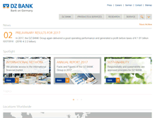 Tablet Screenshot of dzbank.com