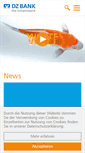 Mobile Screenshot of nachhaltigkeit.dzbank.de