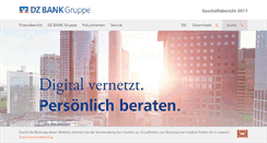 Desktop Screenshot of geschaeftsbericht.dzbank.de