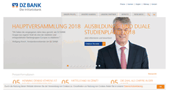 Desktop Screenshot of dzbank.de